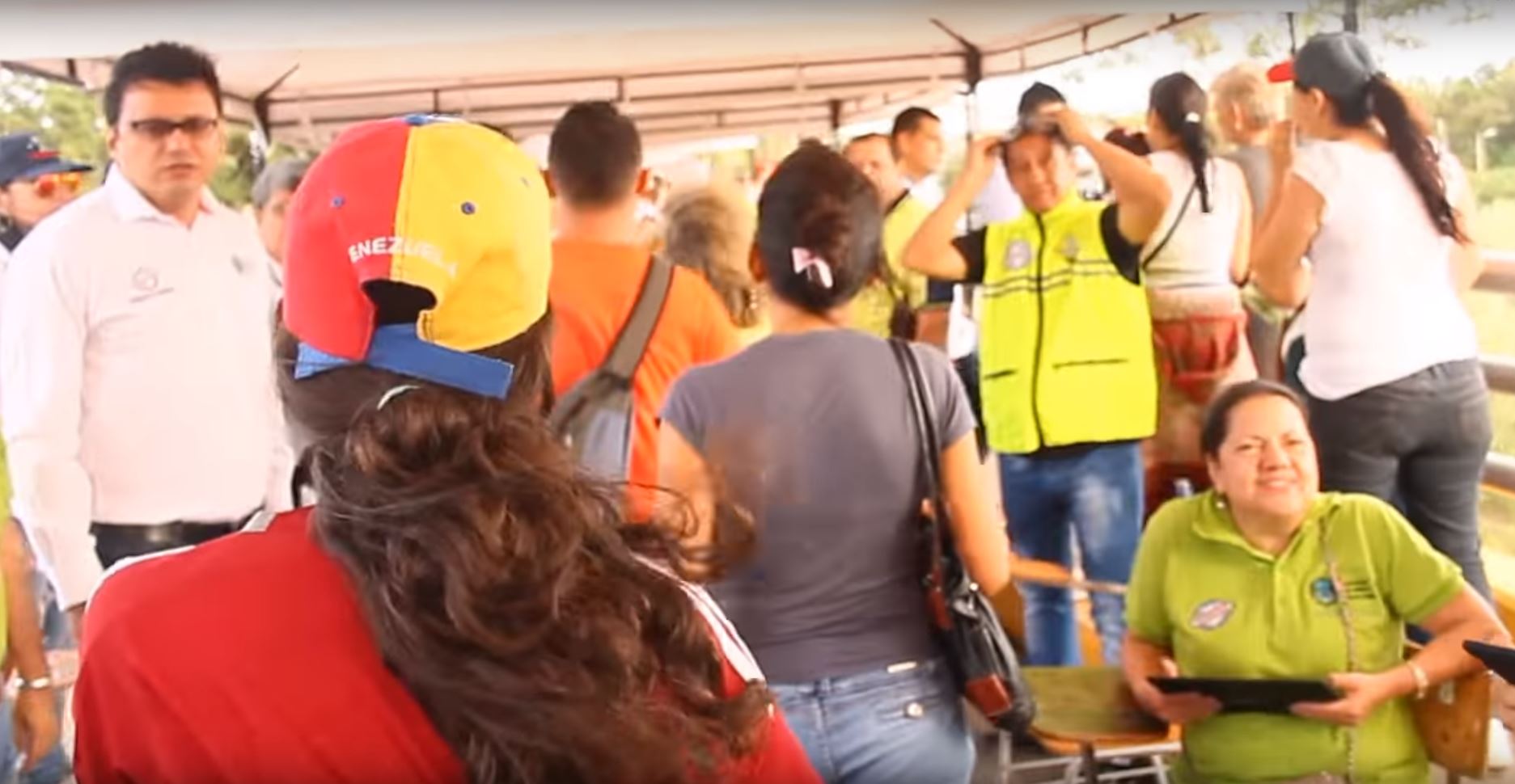 Venezolanos trabajando en Colombia